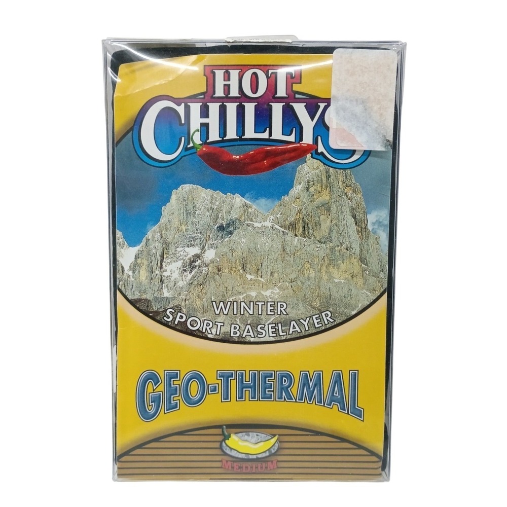 Hot Chillys Women's Small Geo-Thermal Crew Top Relaxed Fit Warm Winter Baselayer